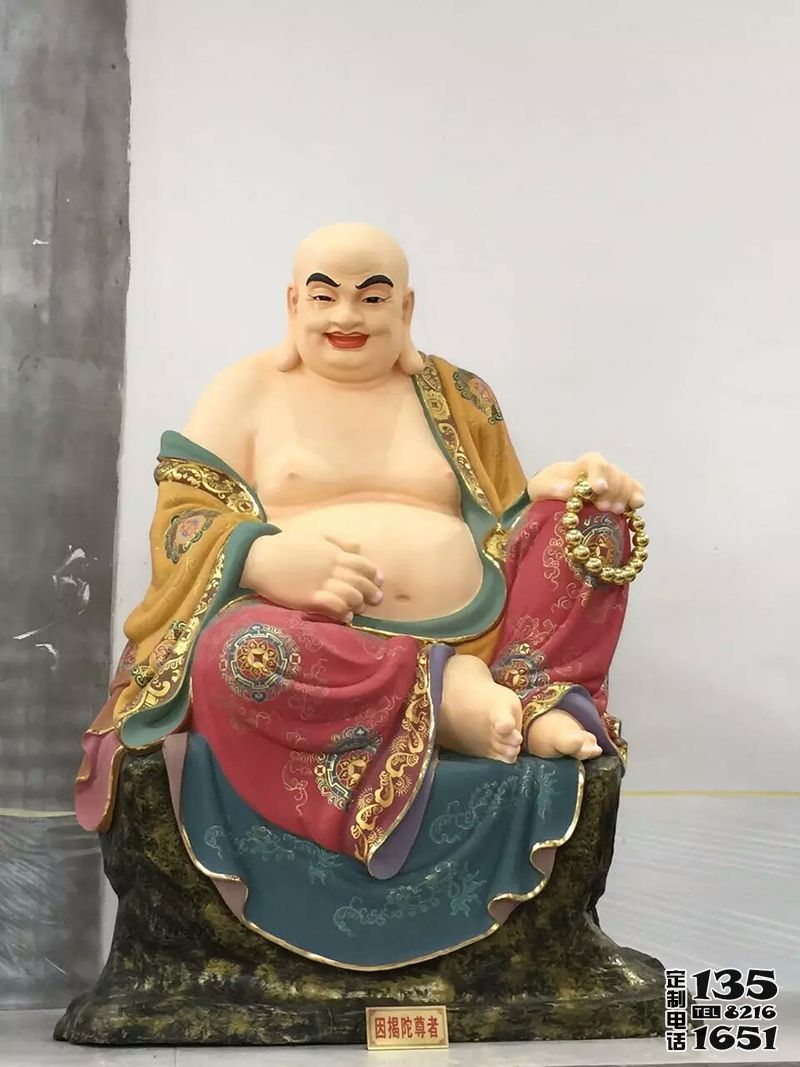 玻璃钢彩绘景区寺庙大肚子菩萨十八罗汉布袋罗汉雕塑 玻璃钢彩绘景区寺庙大肚子菩萨十八罗汉布袋罗汉雕塑