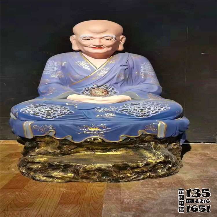 玻璃钢彩绘景区寺庙打坐的十八罗汉雕塑 玻璃钢彩绘景区寺庙打坐的十八罗汉雕塑