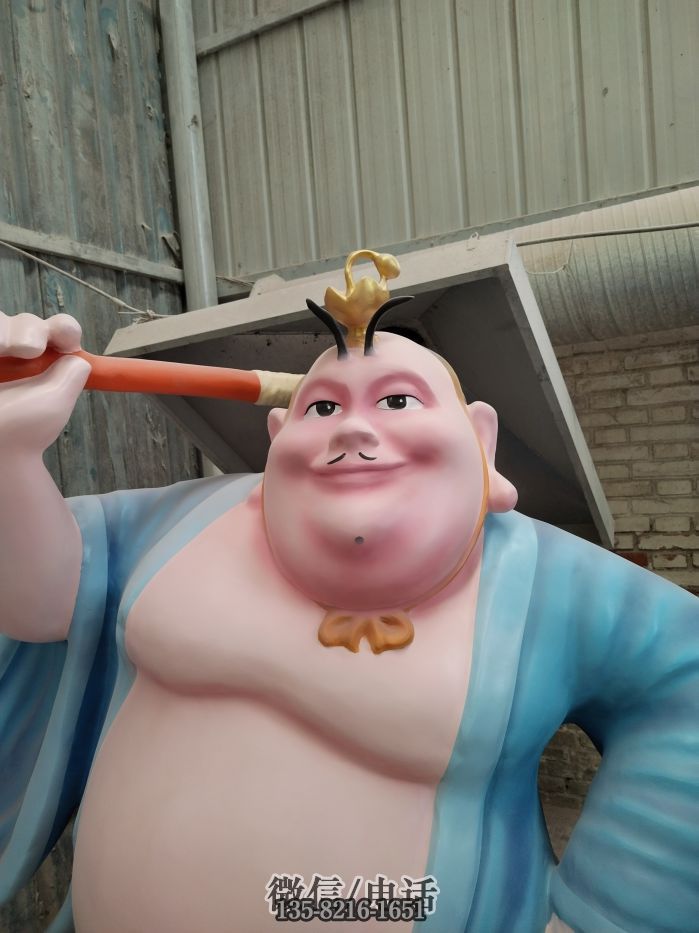 玻璃钢太乙真人雕塑